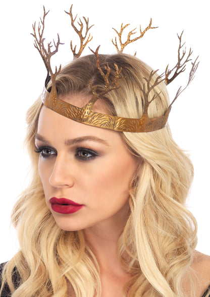 Metal Fantasy Forest Crown Accessory