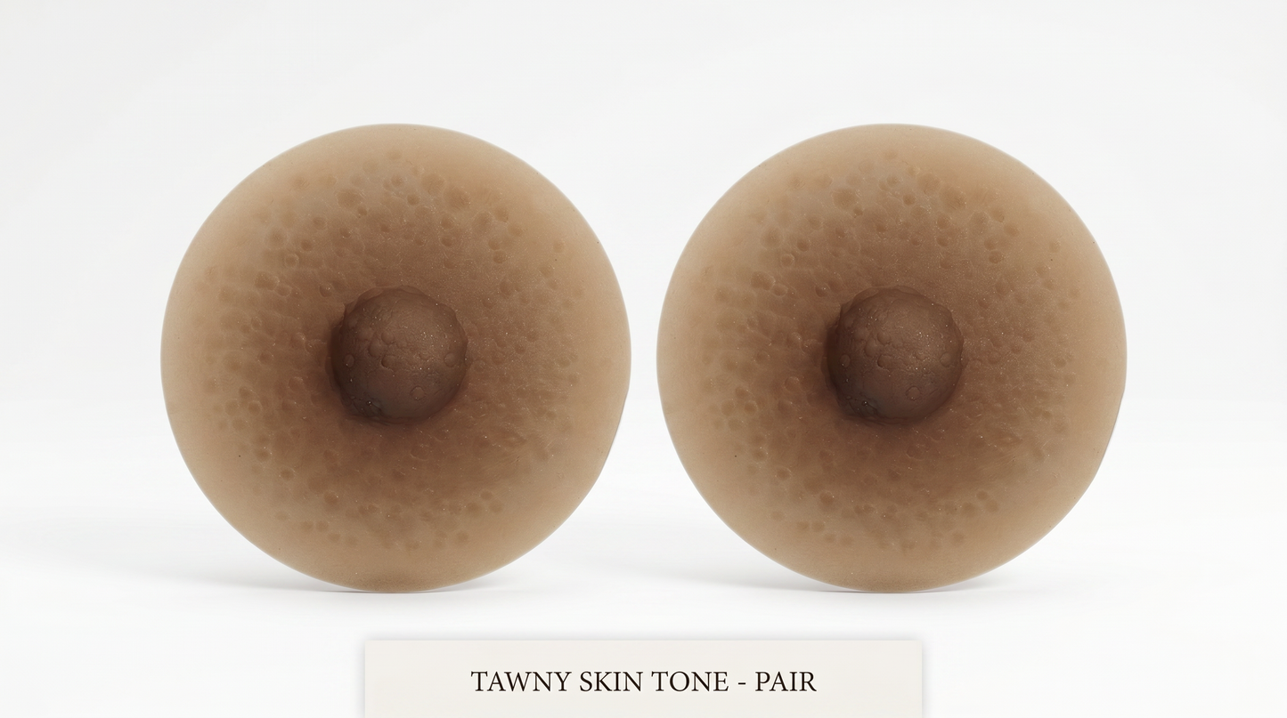 Amolux Self-Adhesive Silicone Nipples | Attachable Realistic Nipples for Breast Forms & Natural Look