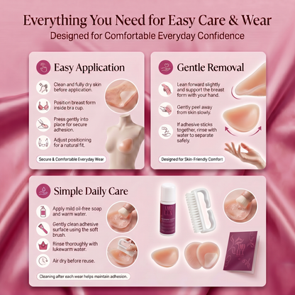 Amolux Envy Body Shop Triangle Diamond Asymmetrical Silicone Breast Forms
