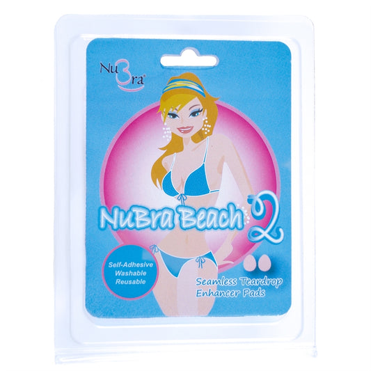 NuBra Beach Oval Adhesive Silicone Push Up Enhancer Pads