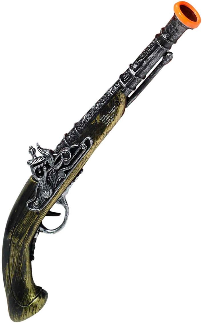 Forum Novelties 68156 Pirate Buccaneer Gun, One Size, Multicolor