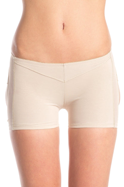 Butt Booster Boyshort with Rear Round Openings BW