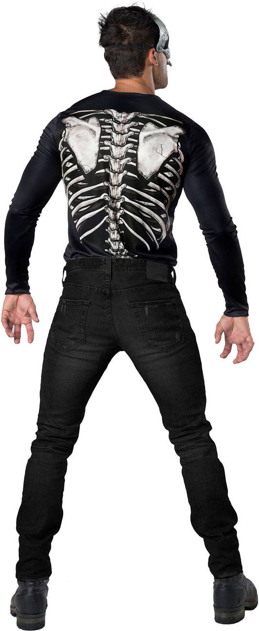 InCharacter Skeleton Shirt and Mask Instant Costume