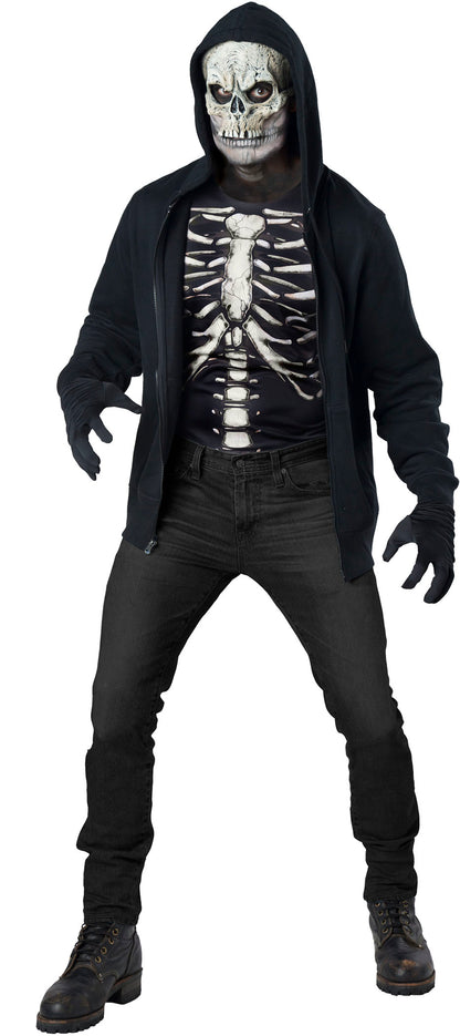InCharacter Skeleton Shirt and Mask Instant Costume