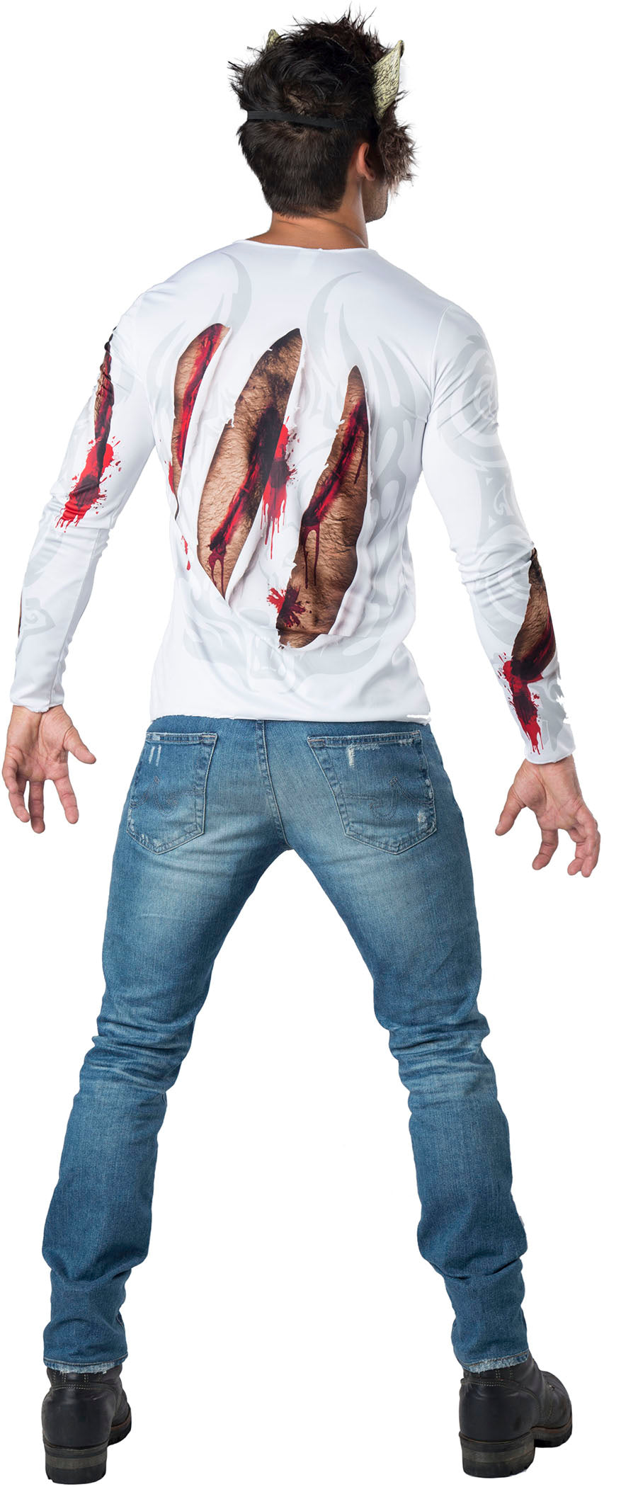 InCharacter Werewolf Shirt and Mask Instant Costume