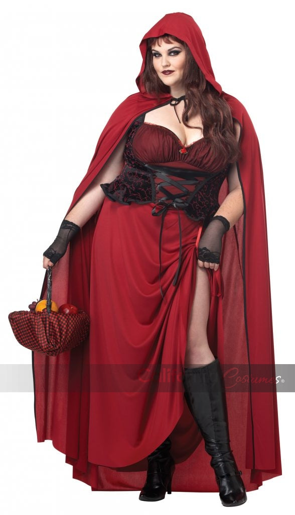 California Costume Dark Red Riding Hood