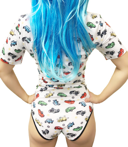 Little Car Romper jumpsuit Unisex