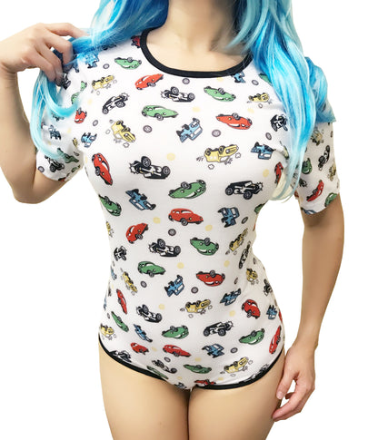 Little Car Romper jumpsuit Unisex