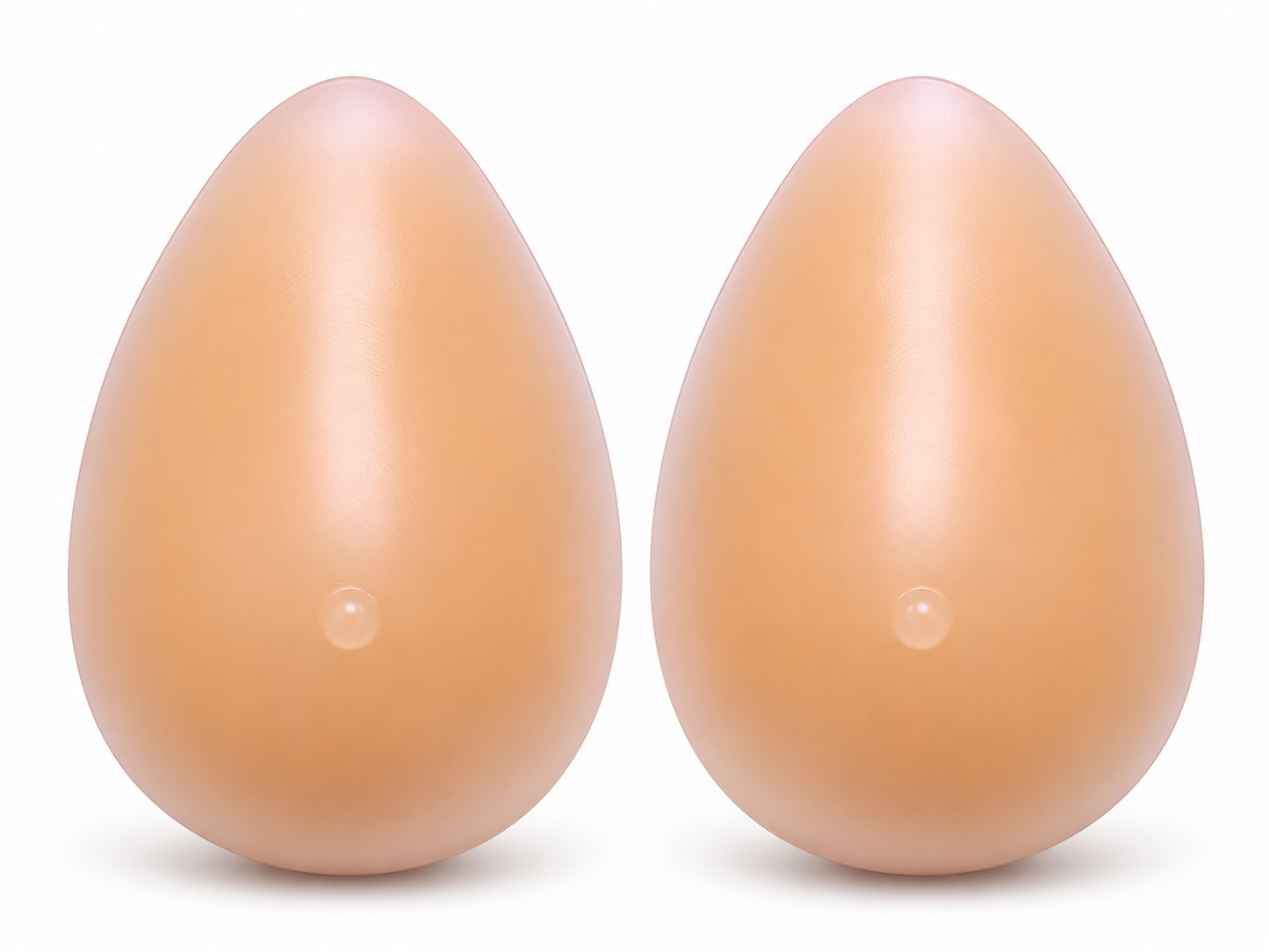 Envy Body Shop Concave Beige Tear Drop Swim Silicone Breast Forms
