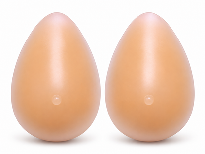 Envy Body Shop Concave Beige Tear Drop Swim Silicone Breast Forms