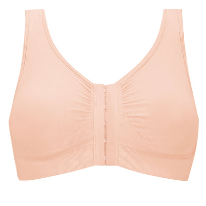 Clara Wire-Free Front Closure Pocketed Mastectomy Bra
