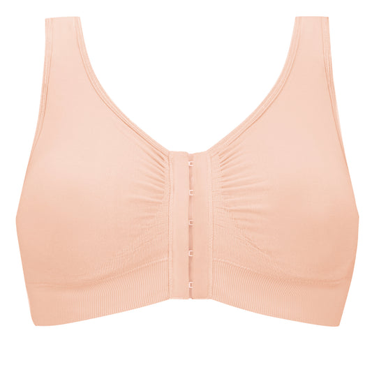 Clara Wire-Free Front Closure Pocketed Mastectomy Bra