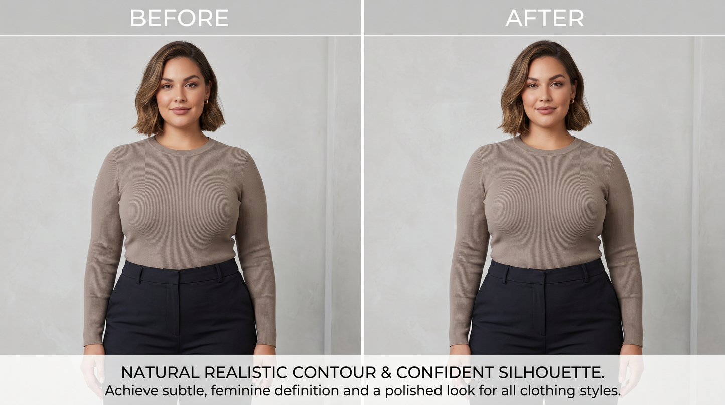 Amolux Self-Adhesive Silicone Nipples | Attachable Realistic Nipples for Breast Forms & Natural Look