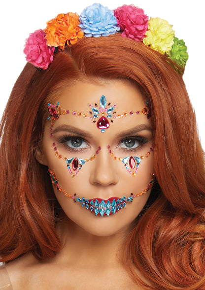 DOTD Adhesive Face Jewels Sticker