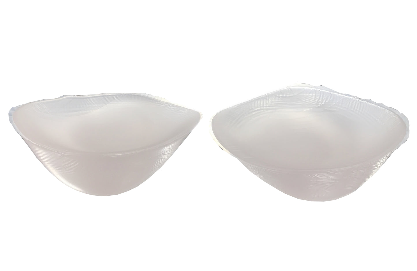 ENVY BODY SHOP Triangle Essential Premier Asymmetrical Swim Breast Forms, Clear