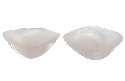 ENVY BODY SHOP Triangle Essential Premier Asymmetrical Swim Breast Forms, Clear