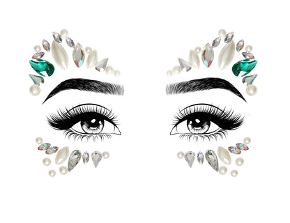 Sena Adhesive Face Jewels Sticker