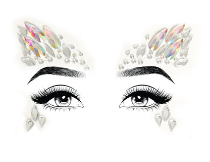 Arista Adhesive Face Jewels Sticker
