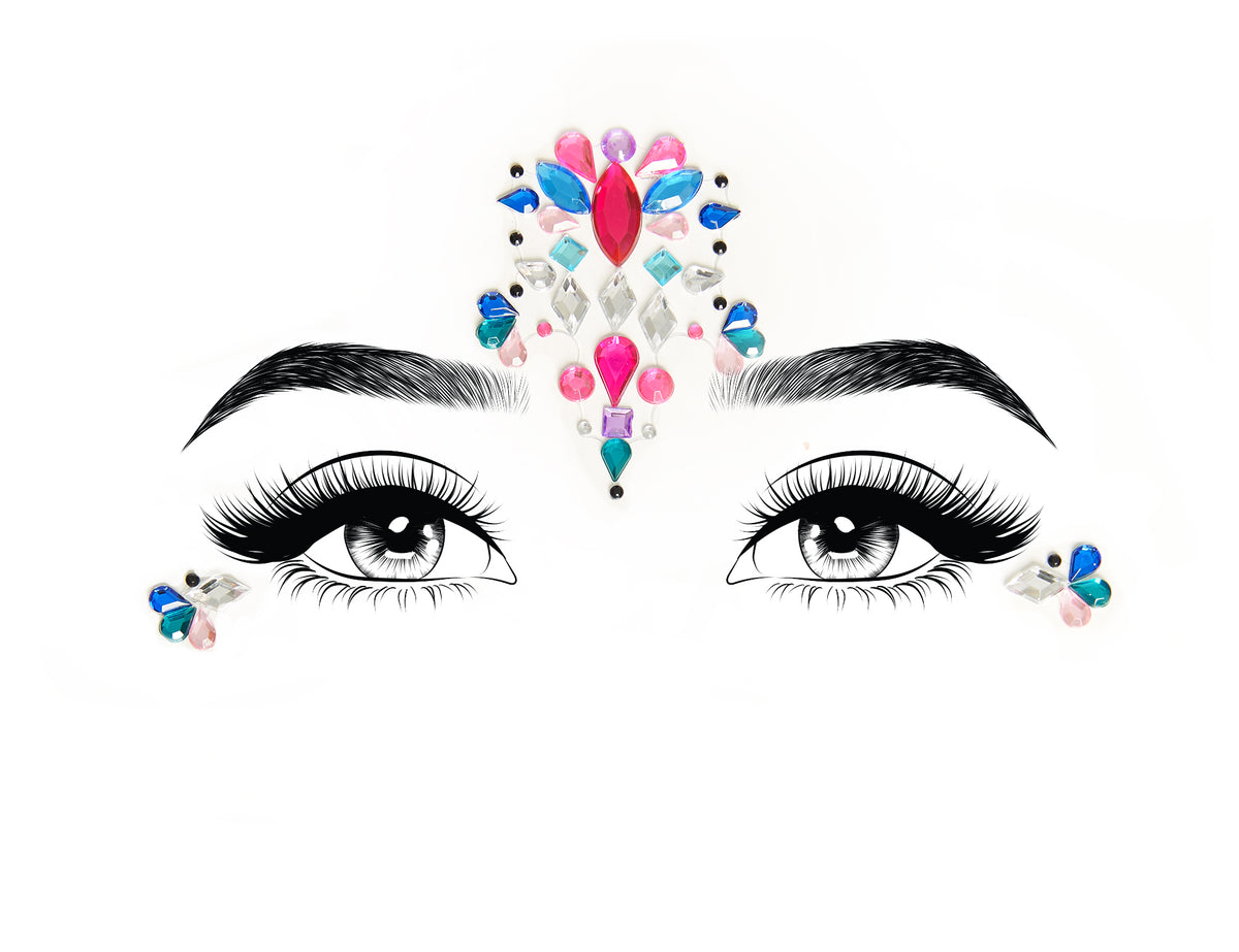 Avalon Adhesive Face Jewels Sticker