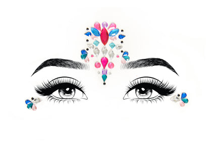 Avalon Adhesive Face Jewels Sticker