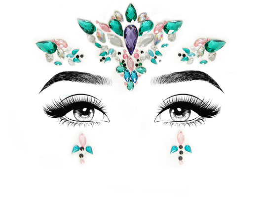 Aria Adhesive Face Jewels Sticker