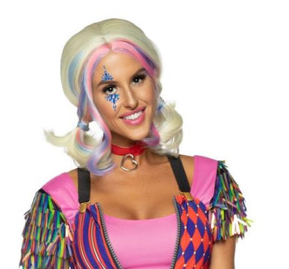 Harlequin Adhesive Face Jewels Sticker