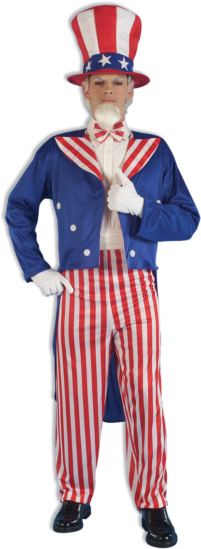 Adult Men's Uncle Sam Patriotic Costume