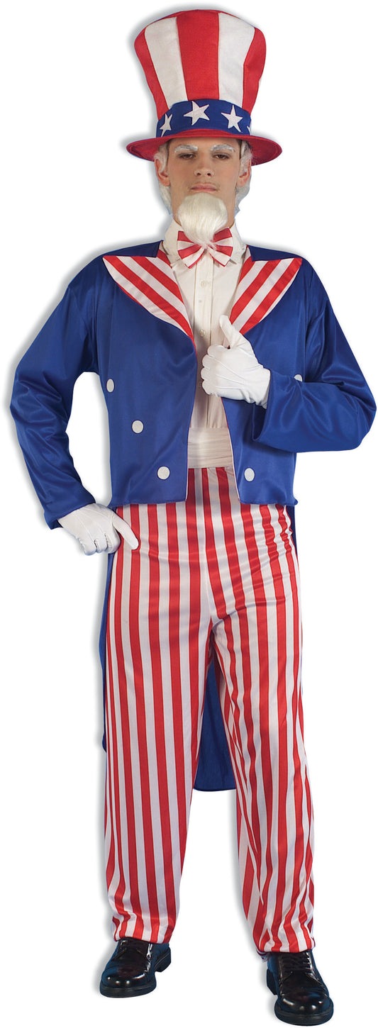 Adult Men's Uncle Sam Patriotic Costume