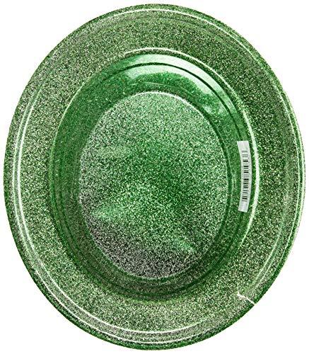 Green Deluxe Glitter Top Hat