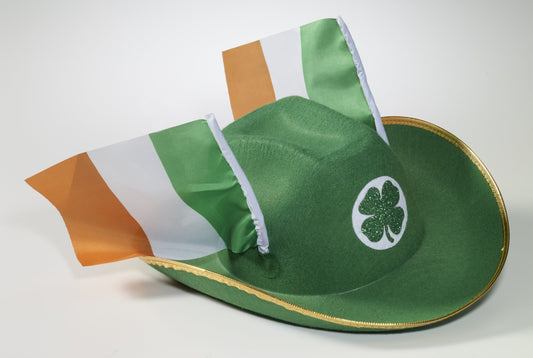 St Patrick's Irish Flag Cowboy Hat