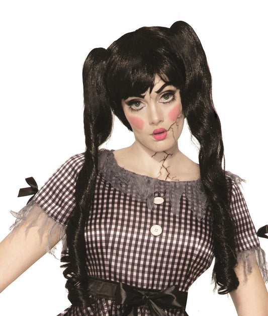 Forum Novelties Dark Doll Wig