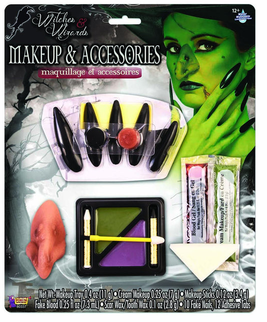 Forum Novelties Witch Makeup Kit and Accessories
