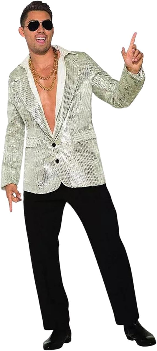 Forum Unisex-Adult's Plus Size Disco Sequin Blaze