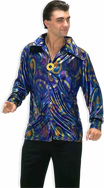 Rubies Dynomite Dude Shirt Disco Shirt for Adults