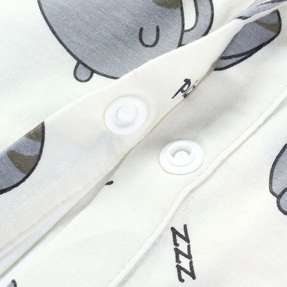 Button Front Little Meow Meow(Kitty)