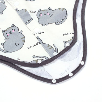 Button Front Little Meow Meow(Kitty)