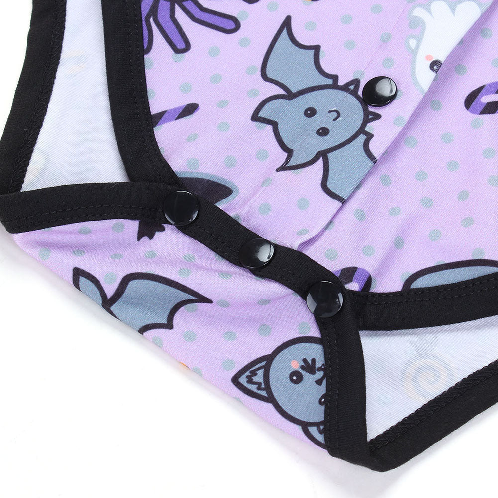 Front Snaps Crotch Snaps Spooky Halloween