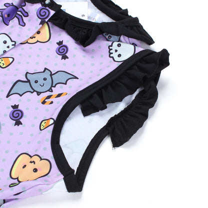 Front Snaps Crotch Snaps Spooky Halloween