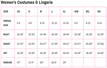 Leg Avenue 4 PC Captivating Circus Clown Costume, Black/White,