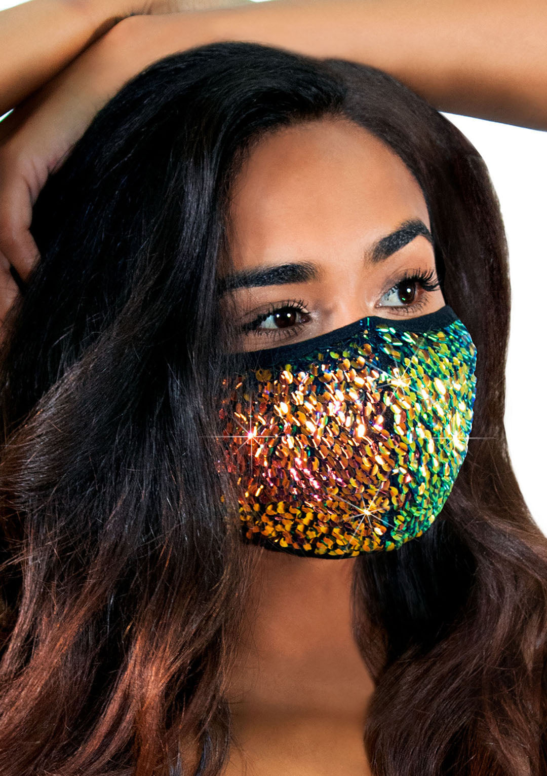 Lark Sequin Face Mask