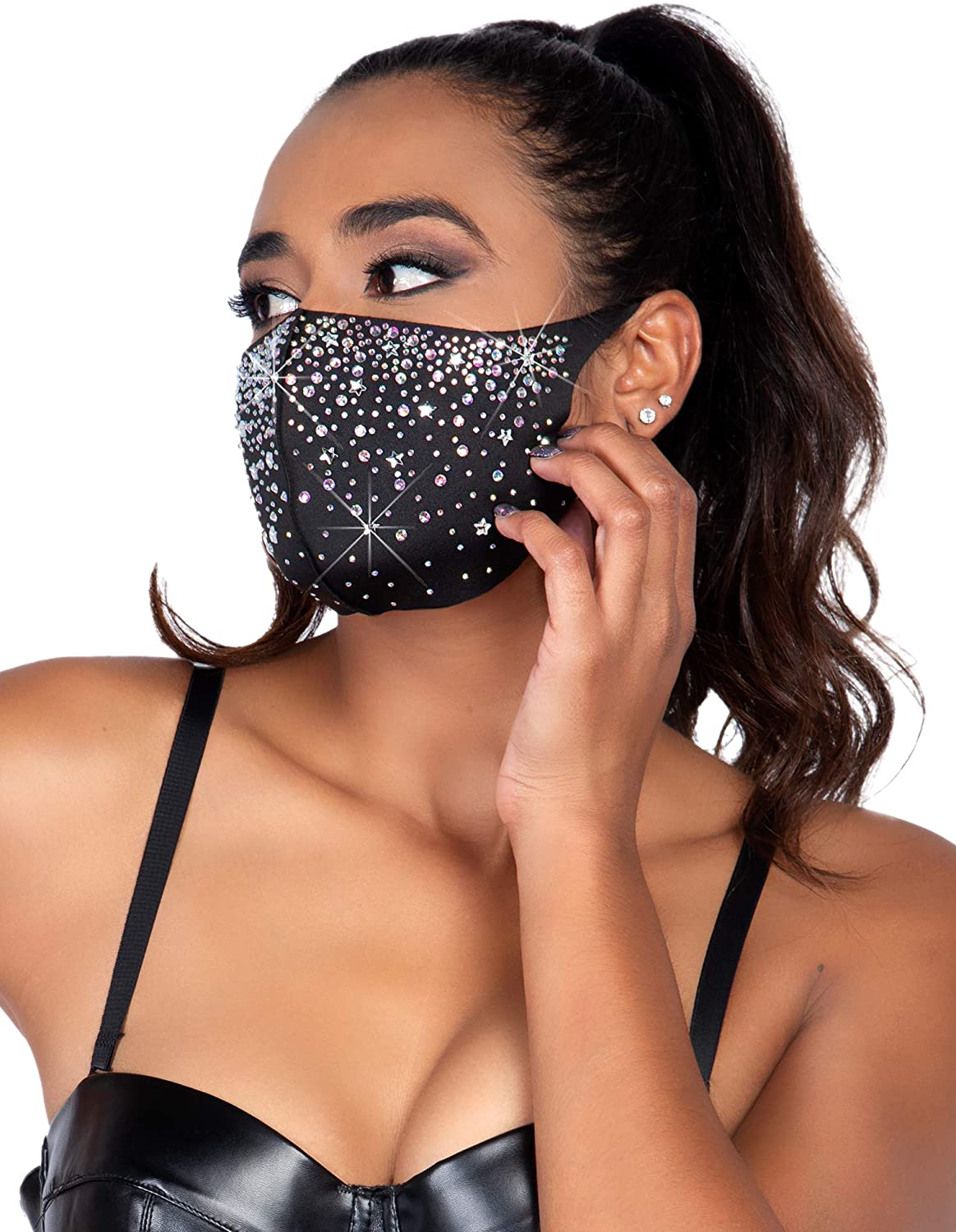Jeweled Fashion Mask