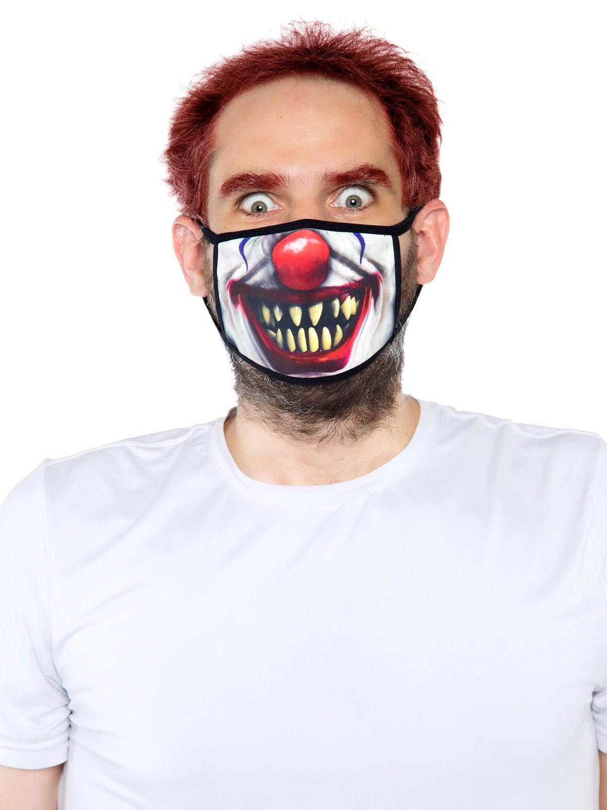 Creepy Clown Face Mask