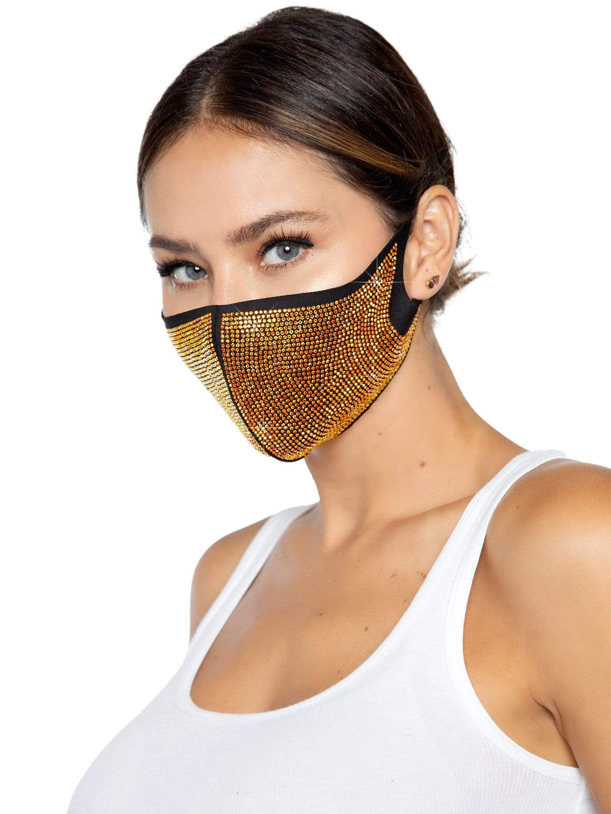 Alexi Rhinestone Face Mask
