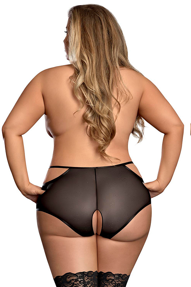 M172 Crotchless Panty - Back View