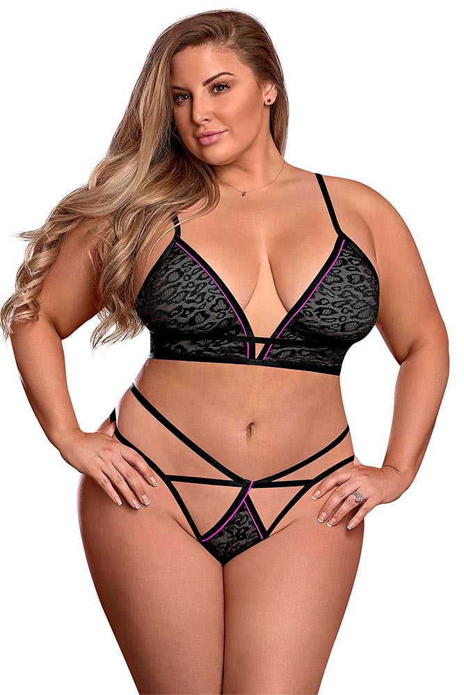 M179 Cropped Cami & Thong Set