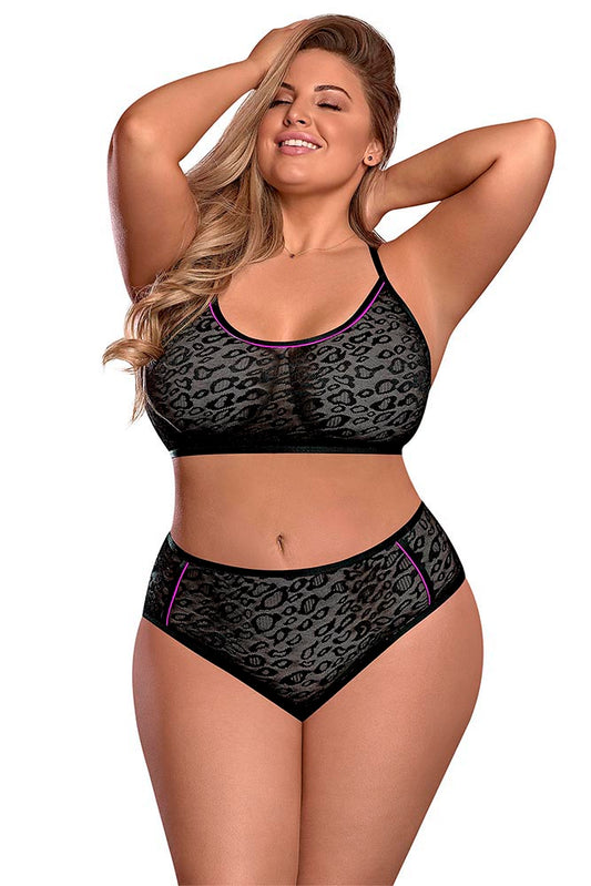 M181 Bralette & Hidden Slit Crotch Panty