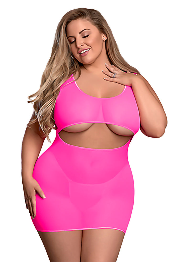 M215 Underboob Dress & Crotchless G-String