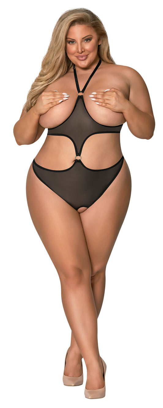 M258 Cupless & Crotchless Teddy