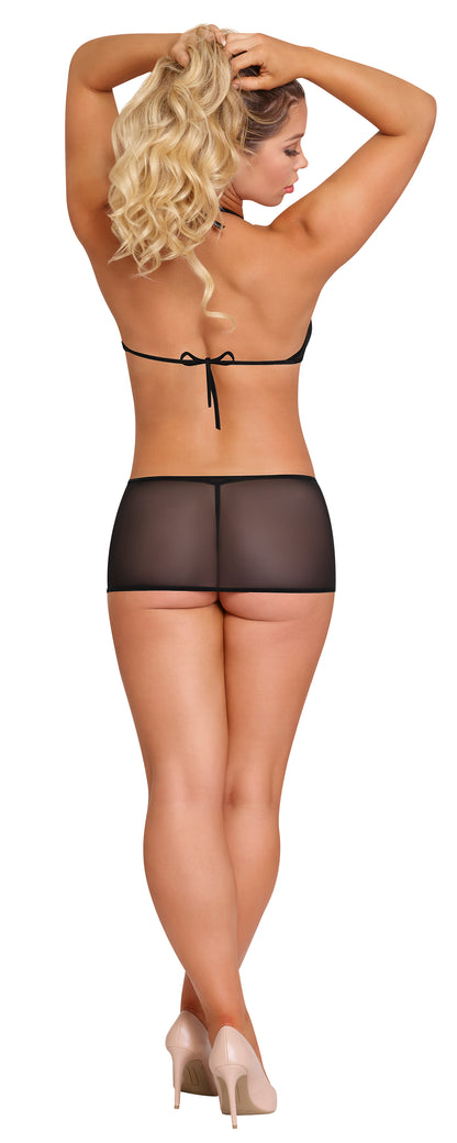 M261 Cut Out Dress & G-Set - Back View