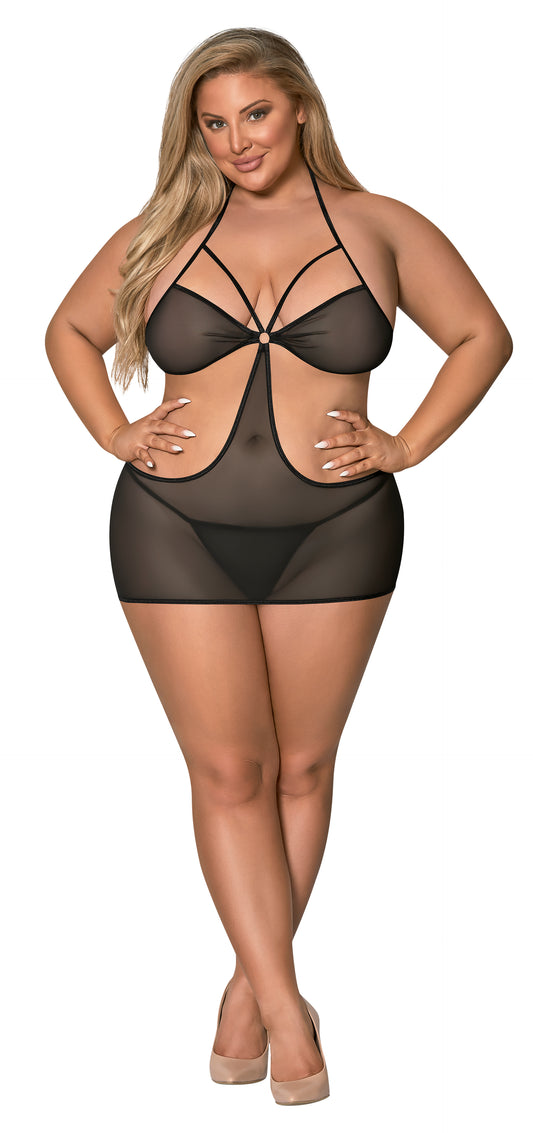 M261 Cut Out Dress & G-Set